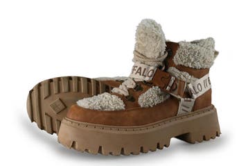 Buffalo Veterboots in maat 41 Beige, Kleding | Dames, Verzenden, Beige, Overige typen, Zo goed als nieuw