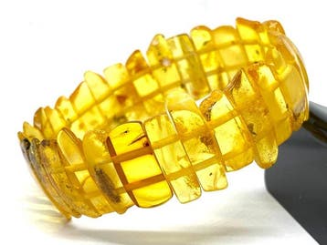 Unieke Baltische barnsteen armband met natuurlijke, Antiek en Kunst