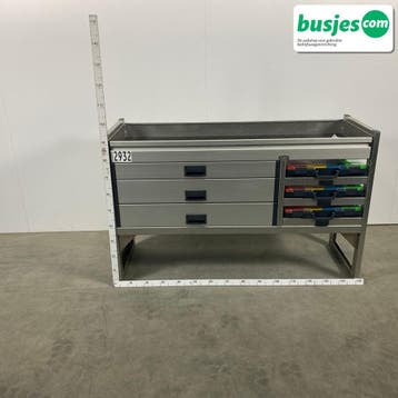 Aluca bedrijfswageninrichting 1500x520x950mm (2932), Verzenden, Gebruikt