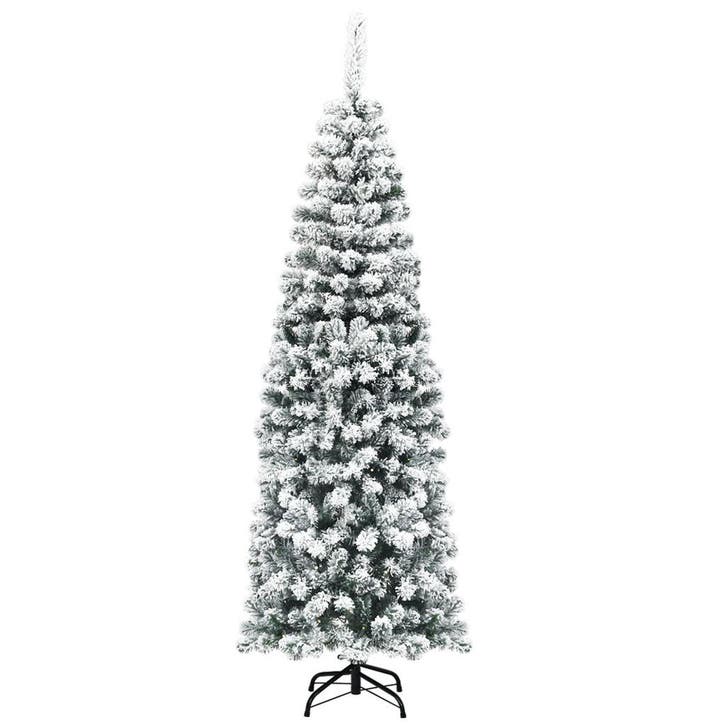 2dekans | Coast Potlood Kerstboom Met Sneeuw - Met Metalen, Diversen, Kerst, Ophalen of Verzenden
