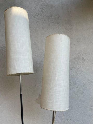 Lamp - Hout, Metaal, Chroom, stof