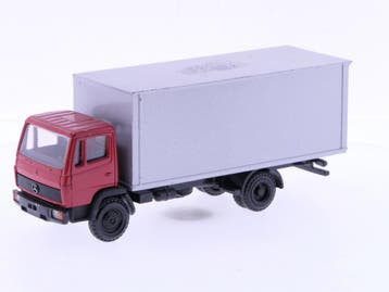 Schaal 1:50 NZG 250 mercedes 709-1114 Ecoliner bakwagen m..., Hobby & Loisirs créatifs, Voitures miniatures | 1:50, Ophalen of Verzenden