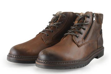 Nelson Veterboots in maat 47 Cognac, Kleding | Heren, Schoenen, Overige kleuren, Verzenden, Boots, Zo goed als nieuw