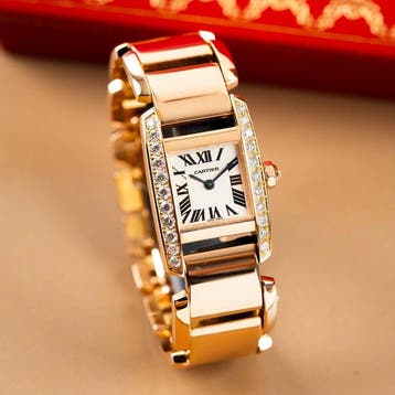 Cartier - Tantissime 18k Rose Gold Diamond Bezel - 2801 -