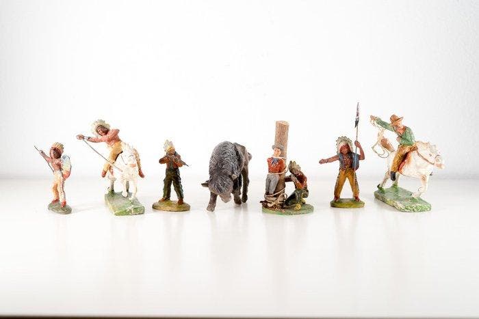 Emil Pfeiffer / Tipple-Topple - Spelstuk - Wildwest-Konvolut, Kinderen en Baby's, Speelgoed | Overig