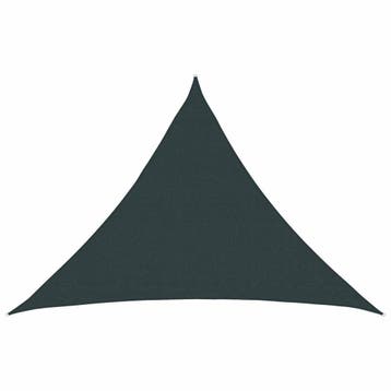 vidaXL Zonneschaduwzeil 7 x 5 x 5 m HDPE Driehoekig, Tuin en Terras, Verzenden, Nieuw