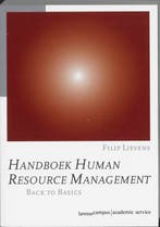 Handboek human resource management 9789077442616 F. Lievens, Boeken, Verzenden, Gelezen, F. Lievens