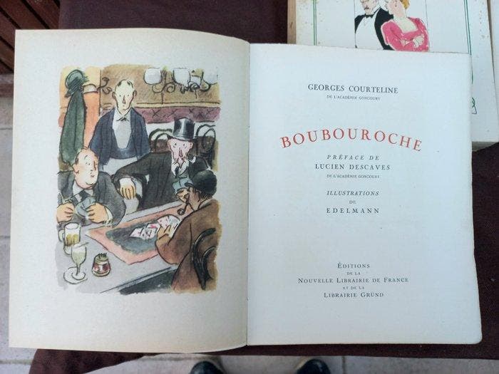 Courteline - OEUVRES DE COURTELINE/ GRAND IN-4/ LIBRAIRIE DE, Antiek en Kunst, Antiek | Boeken en Manuscripten