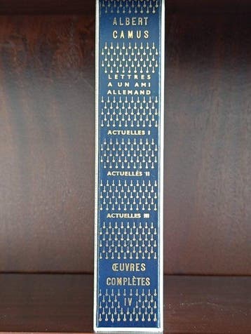 Albert Camus / Guiramand - Lettres à un ami allemand /