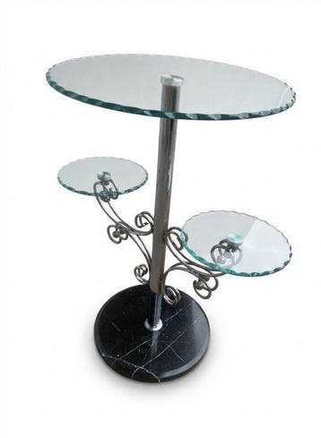 Bijzettafel - Cromato - 3 planken