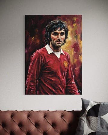 ANDSAL - George Best Manchester United Legend of Soccer
