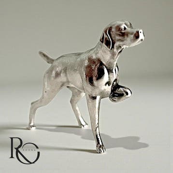 Roona - Miniatuur figuur - -No Reserve- Massief zilveren