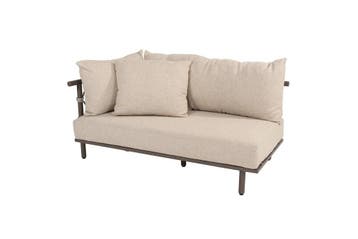 4 Seasons Outdoor Ezra 2-zitsbank terre met armleuning