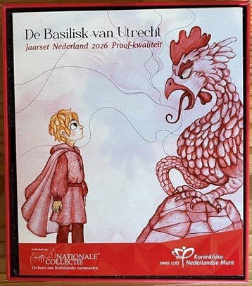 Pays-Bas. Proof Set 2026 Inclusief penning Basilisk (Sans