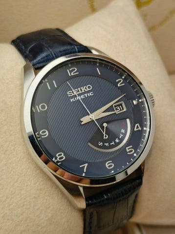 Seiko - Kinetic Blue Dial Caliber 5M84 - Zonder minimumprijs