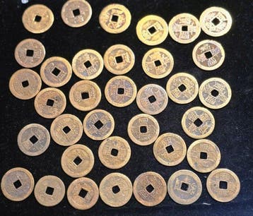Chine, dynastie Qing. JIaqing coins (total 35coins 148g), Timbres & Monnaies, Monnaies | Asie