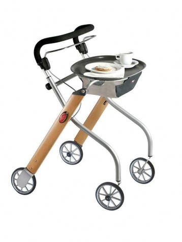 Rollator Trust Care Let's Go Indoor Beech (Nieuw), Diversen, Ophalen of Verzenden, Opvouwbaar, Nieuw