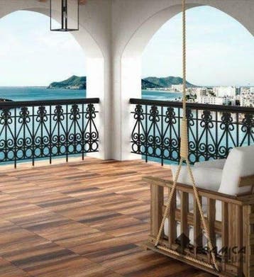 Pr. Sanwood Walnut 20x60 / Keramisch Parket Houtlook Tegels, Ophalen of Verzenden