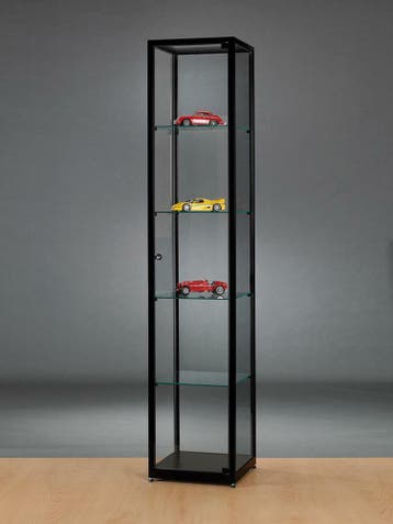 *TIP*  Luxe vitrinekast zwart 40 cm, Ophalen of Verzenden