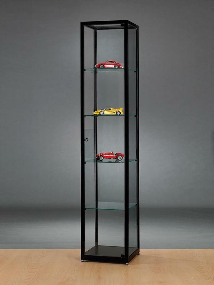 *TIP*  Luxe vitrinekast zwart 40 cm, Zakelijke goederen, Kantoor en Winkelinrichting | Winkel en Inventaris, Ophalen of Verzenden