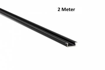 LED Profiel 2 meter - Inbouw 7mm DESIGN Z - ZWART, Doe-het-zelf en Bouw, Verzenden, Nieuw