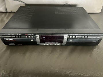Philips - CDR765 / Dual-Deck Standalone Cd Recorder/Player, Nieuw