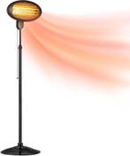 Kwarts terrasverwarmer 2000W | 34% korting - Retour deal, Tuin en Terras, Elektrisch, Verzenden, Vloer, Zo goed als nieuw
