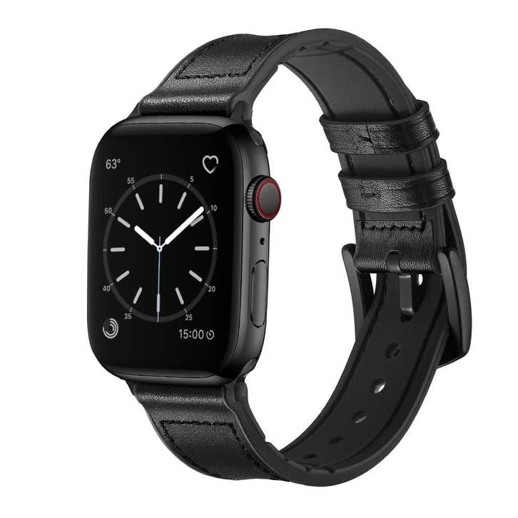 DrPhone LAB1- Lederen Armband - Geschikt voor iOS Horloge, Bijoux, Sacs & Beauté, Montres connectées, Envoi