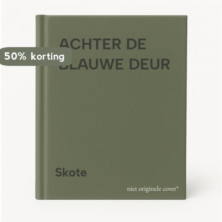 ACHTER DE BLAUWE DEUR 9789054610366 Skote, Boeken, Kinderboeken | Jeugd | 13 jaar en ouder, Gelezen, Verzenden