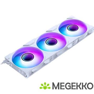 PHANTEKS M25 Gen2 PWM D-RGB 3-Pack 120mm White, Verzenden, Nieuw
