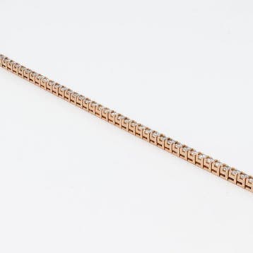 Bracelet - 18 carats Or rose Diamant (Naturelle)