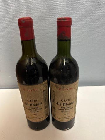 1959 Clos des Moines - Lalande-de-Pomerol - 2 Bouteilles, Collections
