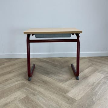 Eromes schooltafel (rode stip) | nieuwblad beuken blad, Huis en Inrichting, Tafelonderdelen, Gebruikt