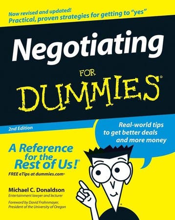 Negotiating For Dummies 9780470045220 Michael C. Donaldson, Verzenden, Michael C. Donaldson