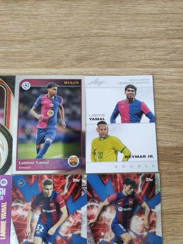 Topps & Panini & Etc Lot Lamine Yamal & Other Cracks