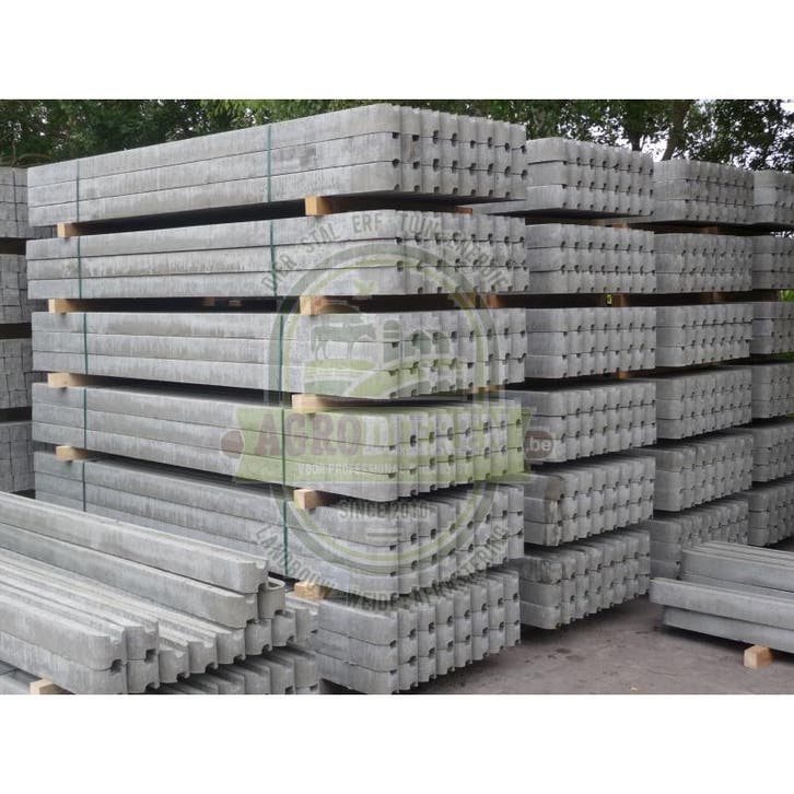 Poteau en béton double- pour écrans de jardin en bois -, Jardin & Terrasse, Clôtures de jardin, Neuf