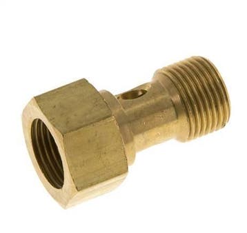 Boulon banjo en laiton à 1 voie avec filetage mâle et, Verzenden