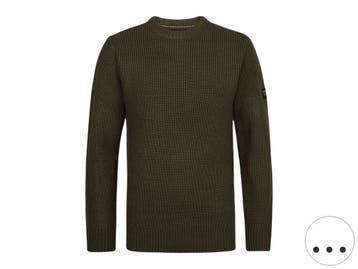 2dekans | Petrol Gebreide Trui met Ronde Hals - Basic Design, Kleding | Heren, Ophalen of Verzenden, Nieuw