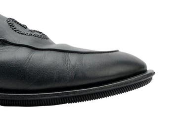 GIORGIO ARMANI - 8 UK - 42 IT - Shoes Loafers Logo Blue Navy