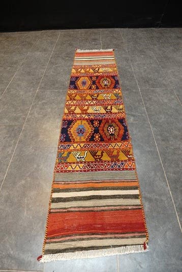 Sumakh kilim - Tapis - 204 cm - 51 cm - État comme neuf
