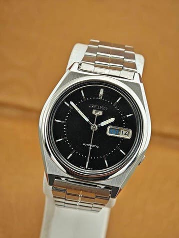 Seiko - 5 Automatic – Ref. 7009-876A – Black Dial – Men’s –