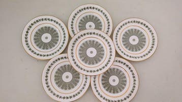 Spode - England - Tafelservies voor 6 (6) - Broodbordjes -