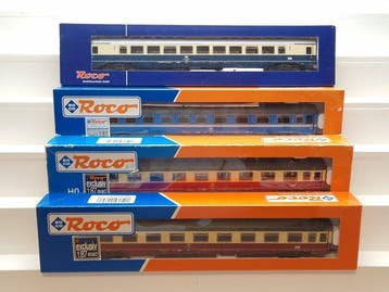 Roco H0 - 44640/45250/44653/44742 - Modeltrein personenwagen, Nieuw