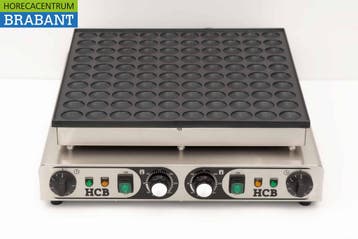 HCB RVS Poffertjesplaat Poffertjesbakplaat 100 dops 230V, Zakelijke goederen, Verzenden