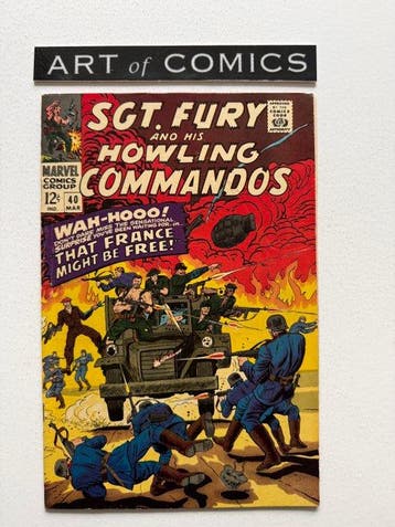 Sgt Fury and his Howling Commandos #40, #44, #50, #55, #56,, Nieuw