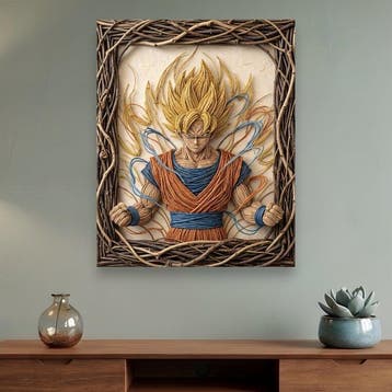 AT9 - Goku: The Saiyan Warrior - Wood Version