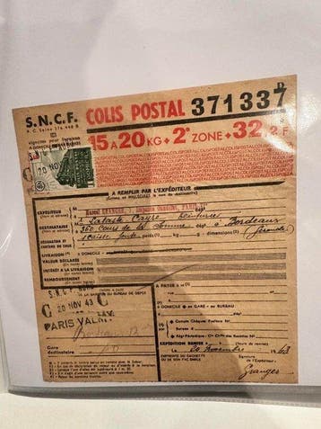 Frankrijk - Goede partij van 40 documenten met postzegels, Gestempeld
