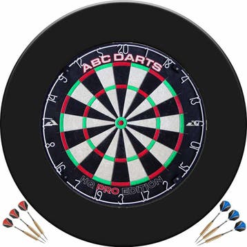 ABC Darts - HQ Pro Dartbord Surround Ring Set + 2 Sets Da..., Ophalen of Verzenden, Dartbord