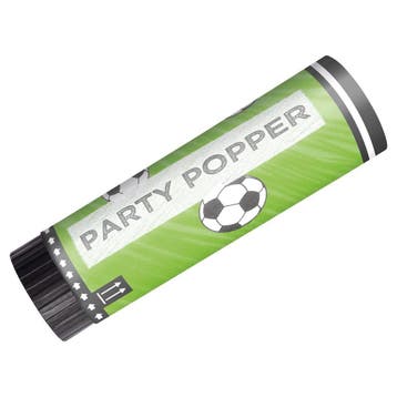 Voetbal Confetti Kanon 15cm 2st, Verzenden