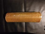 Decomesh metallic warm donkergoud 26 cm rol 9 meter voor, Nieuw